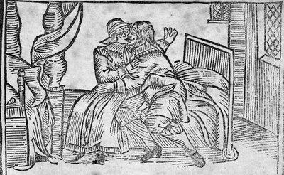 Couple Kissing, illustration from the 